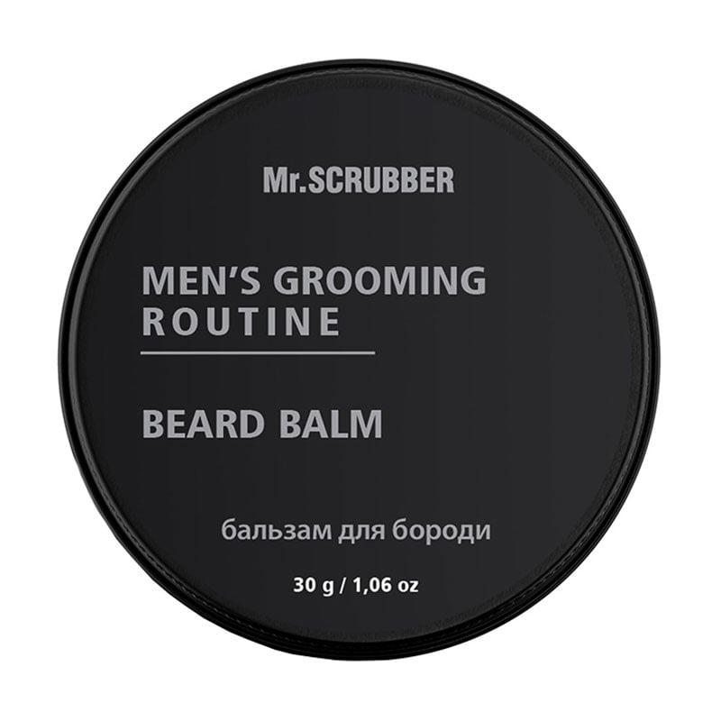 Натуральний бальзам для бороди Mr.Scrubber Men's Grooming Routine Beard Balm, 30 г